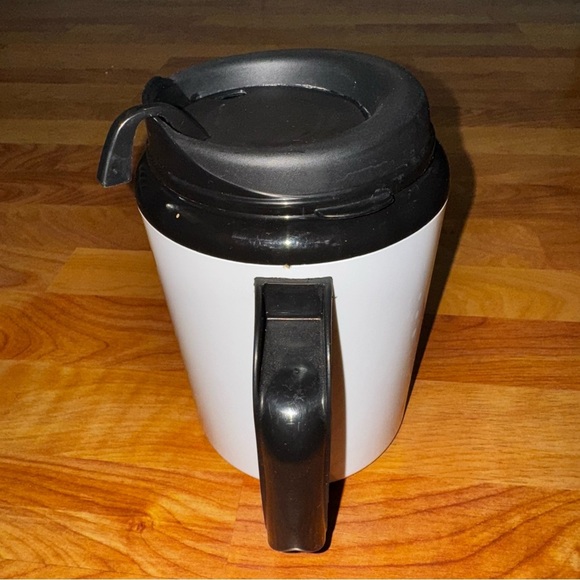 Syracuse Orange S.U. Thermo Mug Red White Hot And Cold 7.25” High Mug USA Made - Picture 4 of 8